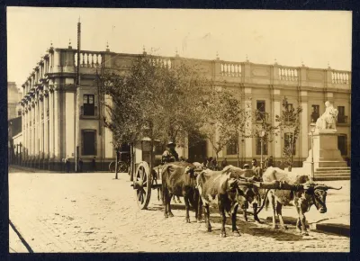 Tribunales de Justicia en 1906 — 1906 | Chile de Ayer