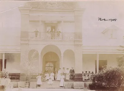 Casona de Nos en 1908 — 1908 | Chile de Ayer
