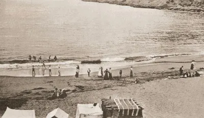Playa de Zapallar en 1905 — Playa de Zapallar — 1905 | Chile de Ayer
