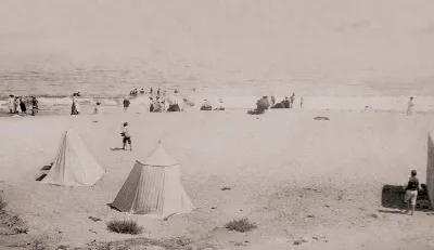 Playa de Zapallar en 1905 — Playa de Zapallar — 1905 | Chile de Ayer