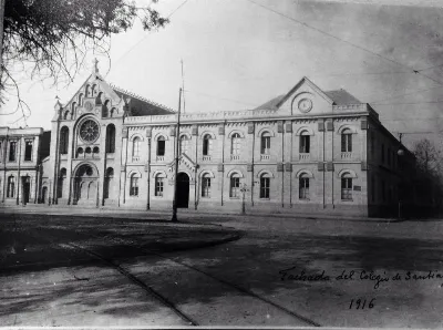 Colegio Sagrados Corazones de Alameda en 1916 — Colegio de los Sagrados Corazones de la Alameda — 1916 | Chile de Ayer
