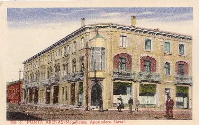 Apostadero Naval, Punta Arenas, años 20 — Ex Apostadero Naval de Punta Arenas — 1920 | Chile de Ayer