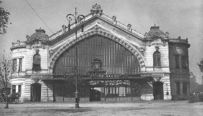 Estación Pirque año 1920 — Plaza Baquedano — 1920 | Chile de Ayer