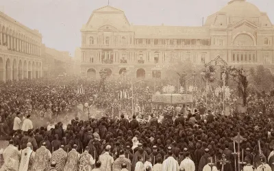 Plaza de Armas de Santiago en 1890 — Plaza de Armas de Santiago — 1890 | Chile de Ayer