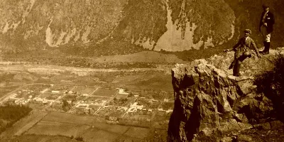 Panorámica de San José de Maipo, 1919 — San José de Maipo — 1919 | Chile de Ayer