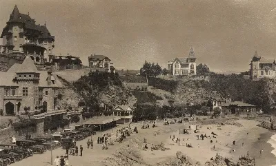Playa Miramar de Viña del Mar en 1922 — Playa Miramar — 1922 | Chile de Ayer