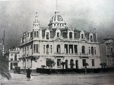 Palacio Polanco de Valparaíso en 1920 — Palacio Polanco — 1920 | Chile de Ayer