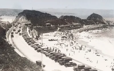 Playa Las Salinas en 1930 — Playa Las Salinas — 1918 | Chile de Ayer