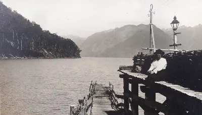 Muelle de Peulla en 1920 — Peulla — 1920 | Chile de Ayer