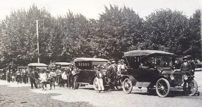 Plaza de Concepción en 1918 — Plaza Condell — 1918 | Chile de Ayer