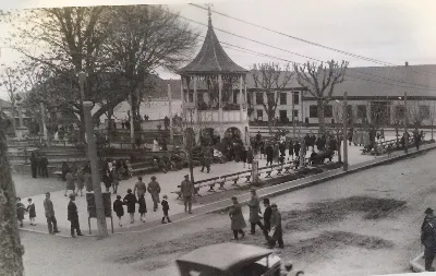 Plaza de Puerto Montt en 1918 — Plaza de Armas de Puerto Montt — 1918 | Chile de Ayer