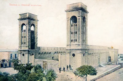 Catedral de Tacna en 1911 — 1911 | Chile de Ayer
