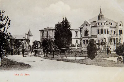 Plaza Vergara en 1900 — Plaza Vergara — 1900 | Chile de Ayer