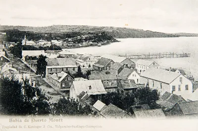 Bahía de Puerto Montt ca. 1900 — 1900 | Chile de Ayer