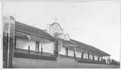 Antiguo hospital de Cauquenes en 1915 — 1915 | Chile de Ayer