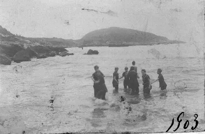 Playa de Zapallar en 1903 — Playa de Zapallar — 1903 | Chile de Ayer