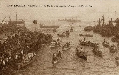 Puerto de ntofagasta ca. 1910 — 1910 | Chile de Ayer