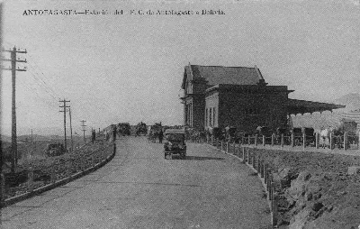 Estación de Ferrocarriles de Antofagasta, ca. 1920 — 1920 | Chile de Ayer