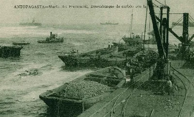 Muelle de Antofagasta ca. 1910 — 1910 | Chile de Ayer