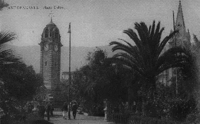 Plaza Colón de Antofagasta ca. 1920 — 1920 | Chile de Ayer