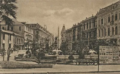Plazuela de los Bomberos de valparaíso en 1910 — 1910 | Chile de Ayer