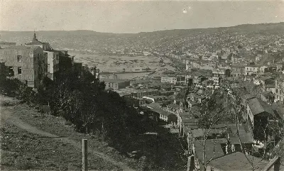 Construcción de relleno de Valparaíso en 1920 — 1920 | Chile de Ayer