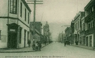 Calle Sucre de Antofagasta ca. 1910 — 1910 | Chile de Ayer