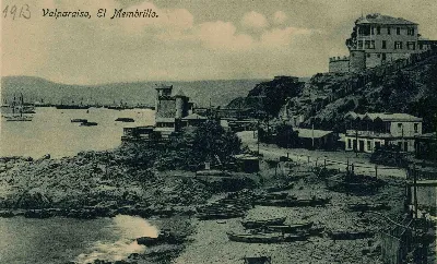 Caleta el membrillo en 1913 — 1913 | Chile de Ayer
