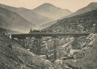 Puente de los Maquis ca. 1910 — 1910 | Chile de Ayer
