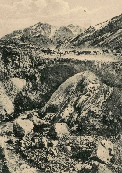 Puente del inca ca. 1915 — 1915 | Chile de Ayer