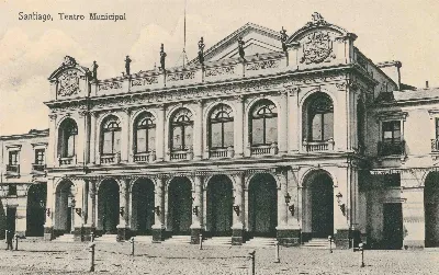 Teatro Municipal de Santiago ca. 1920 — 1920 | Chile de Ayer