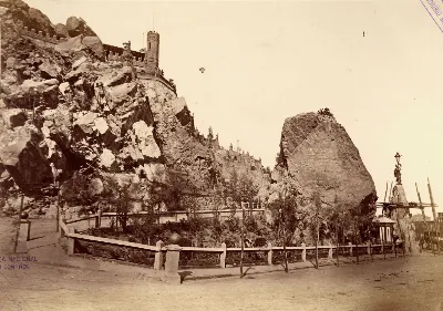 El Jardín Elíptico, Cerro Santa Lucía, 1874 — 1874 | Chile de Ayer