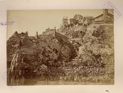 Balcón de Ustariz, Cerro Santa Lucía, 1874 — 1874 | Chile de Ayer