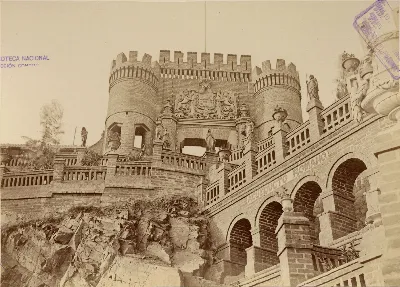 Cerro Santa Lucía, 1874 — 1874 | Chile de Ayer