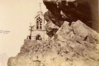 La Ermita, Cerro Santa Lucía, 1874 — 1874 | Chile de Ayer