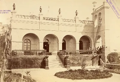Castilo Hidalgo del Cerro Santa Lucía, 1874 — 1874 | Chile de Ayer