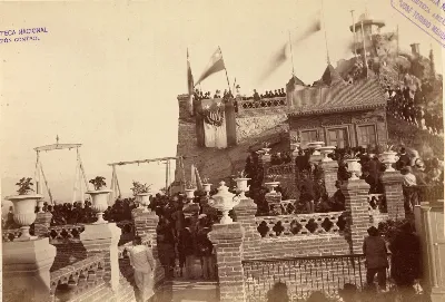 Cerro Santa Lucía, 1874 — 1874 | Chile de Ayer