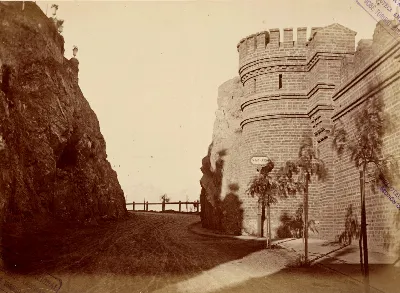 Cerro Santa Lucía, 1874 — 1874 | Chile de Ayer