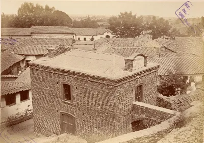 Ladera del Cerro Santa Lucía, 1874 — 1874 | Chile de Ayer