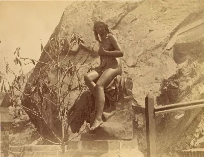 Amaltea, Cerro Santa Lucía, 1874 — Cerro Santa Lucía — 1874 | Chile de Ayer