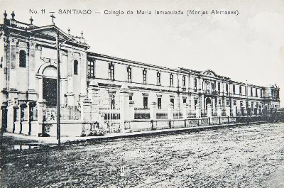 Colegio de María Inmaculada en 1908 — Colegio de María Inmaculada — 1908 | Chile de Ayer