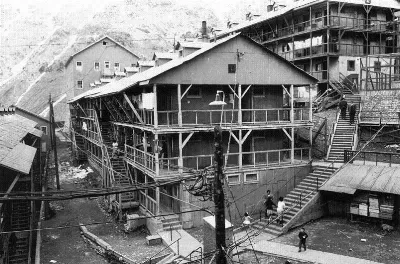 Calles de Sewell, ca. 1915 — Sewell — 1915 | Chile de Ayer
