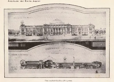 Planos Universidad Católica, 1910 — 1910 | Chile de Ayer