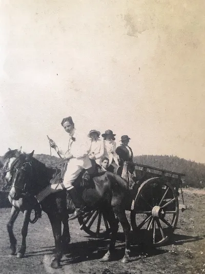 Camino a Quilpué, 1918 — Camino a Quilpué — 1918 | Chile de Ayer