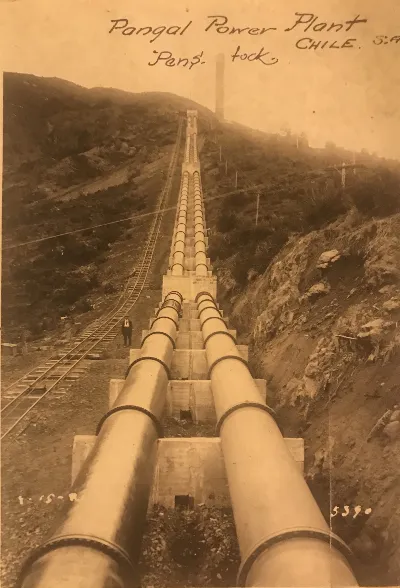 Pangal Power Plant, 1919 — Central Hidroeléctrica Pangal — 1919 | Chile de Ayer