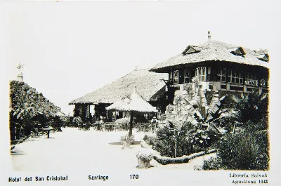 Casino Cumbre en el San Cristóbal, 1921 — Cerro San Cristóbal — 1921 | Chile de Ayer