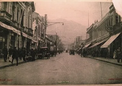 Calle Prat, Antofagasta, 1920 — Calle Prat — 1920 | Chile de Ayer