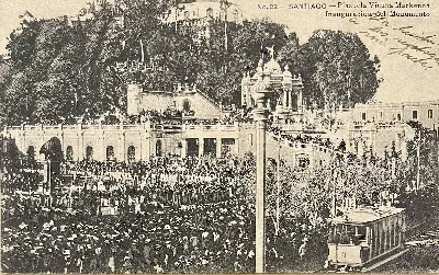 Cerro Santa Lucía en 1902 — Cerro Santa Lucía — 1902 | Chile de Ayer
