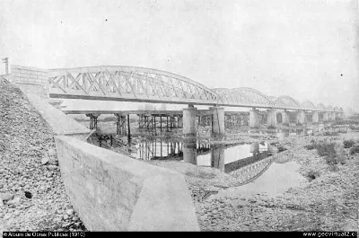 Puente ferroviario sobre el río Achibueno