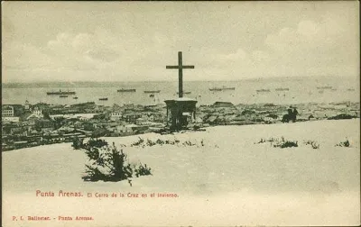 Cerro de la Cruz de Pta. Arenas en 1905 — Cerro de la Cruz — 1905 | Chile de Ayer